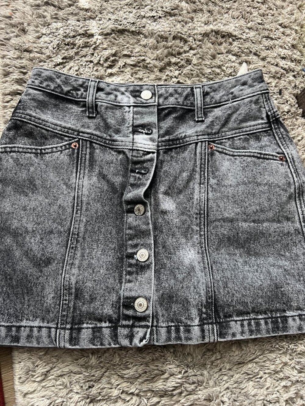 Abercrombie & Fitch black skirt size 27/4 - Picture 1 of 6